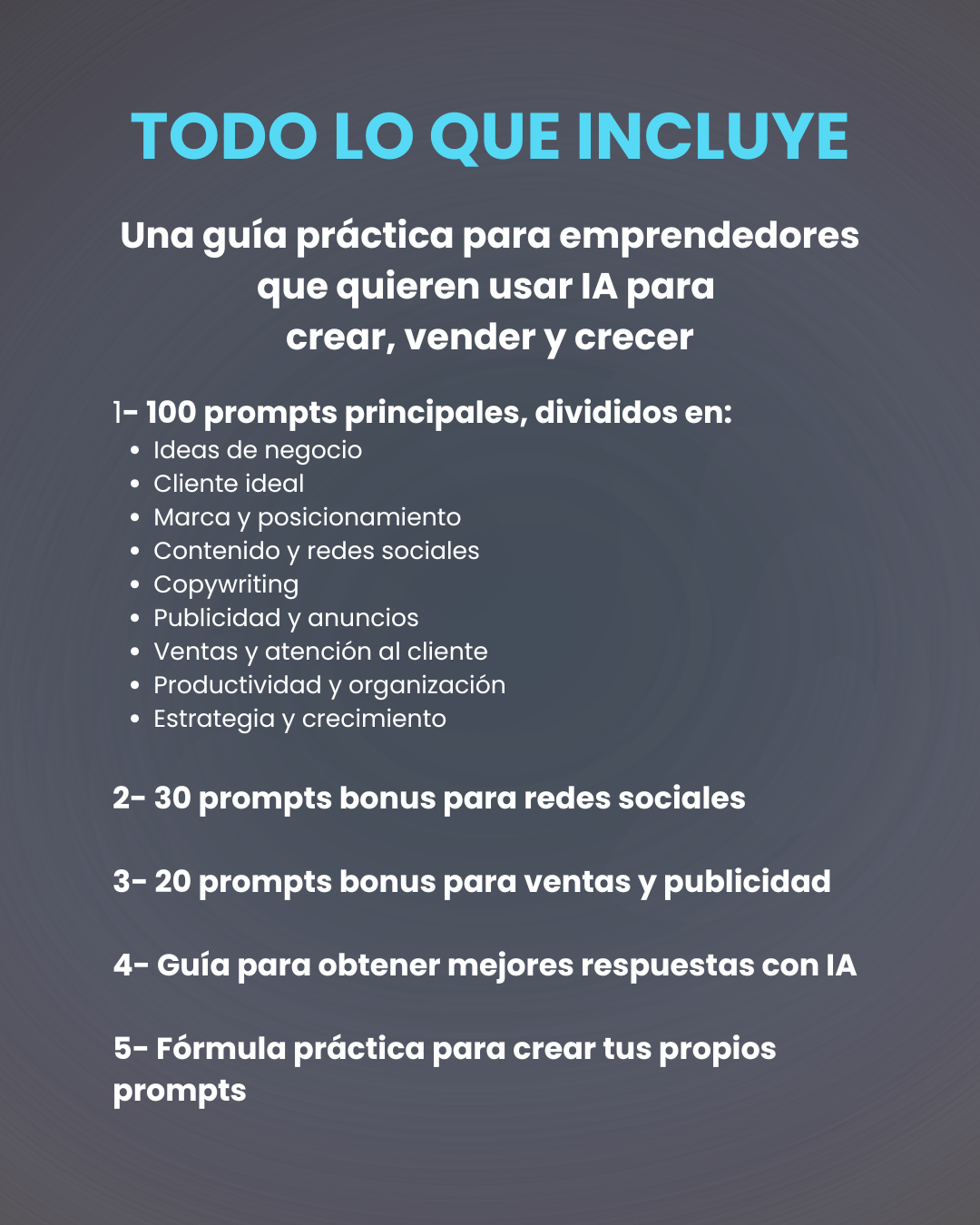100 Prompts de IA para Emprendedores