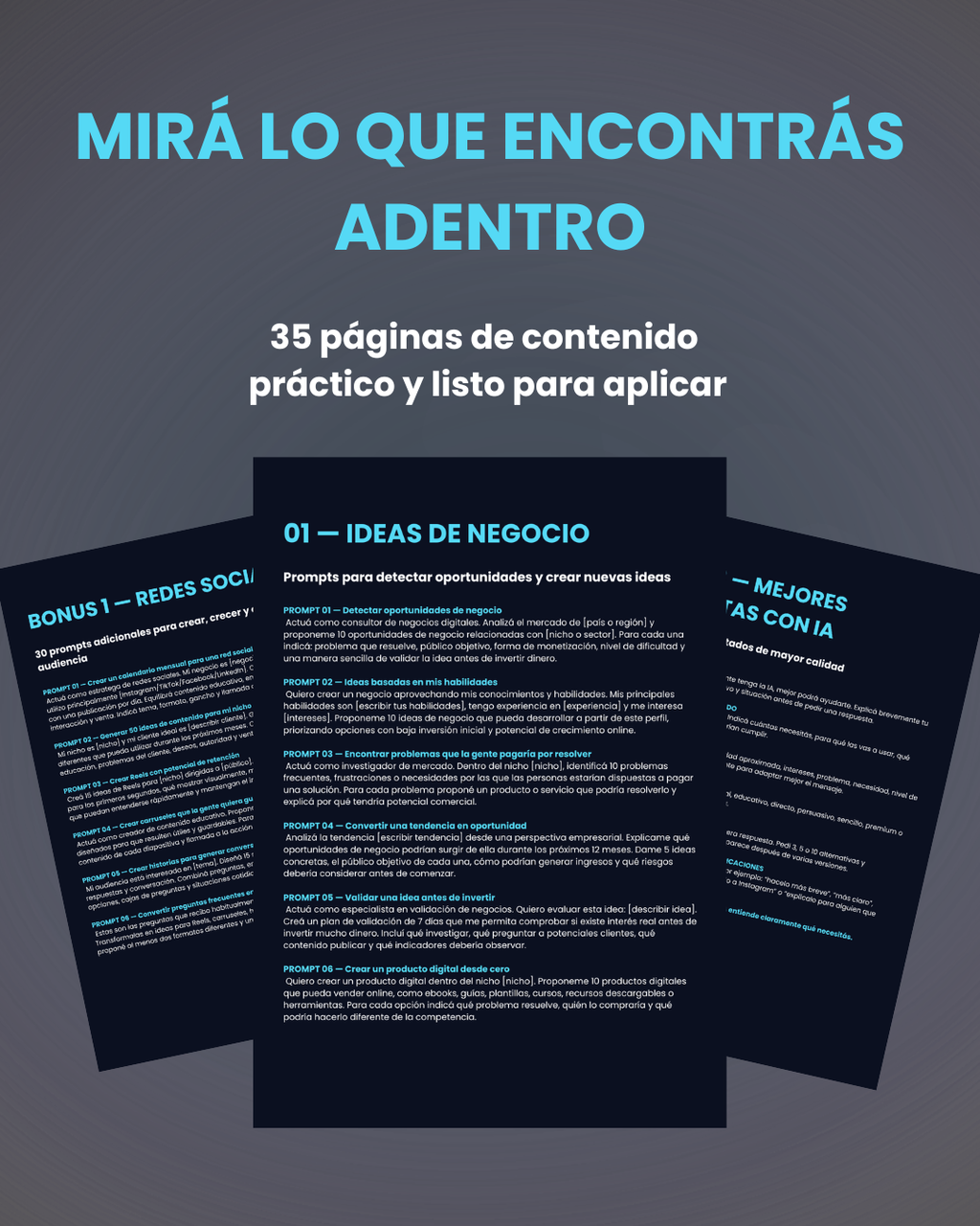 100 Prompts de IA para Emprendedores